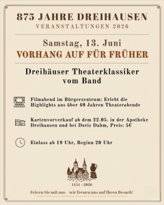 Vorhang auf f�r Fr�her